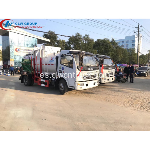 VENTA CALIENTE Dongfeng 6CBM Camión de transporte de residuos de alimentos